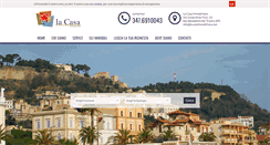 Desktop Screenshot of lacasaimmobiliare.net
